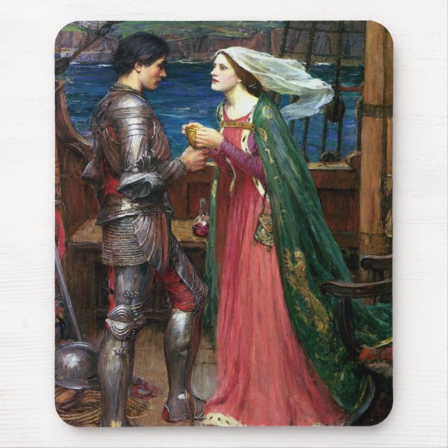 Mousepad Tristan e Isolde com a poção (Frente)
