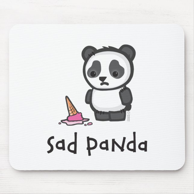 Mousepad triste da panda (Frente)