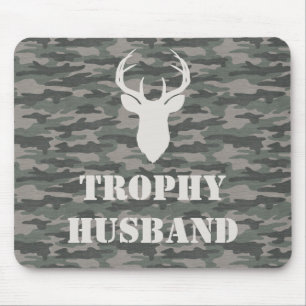 Mousepad Troféu Marido Engraçado Presente Masculino