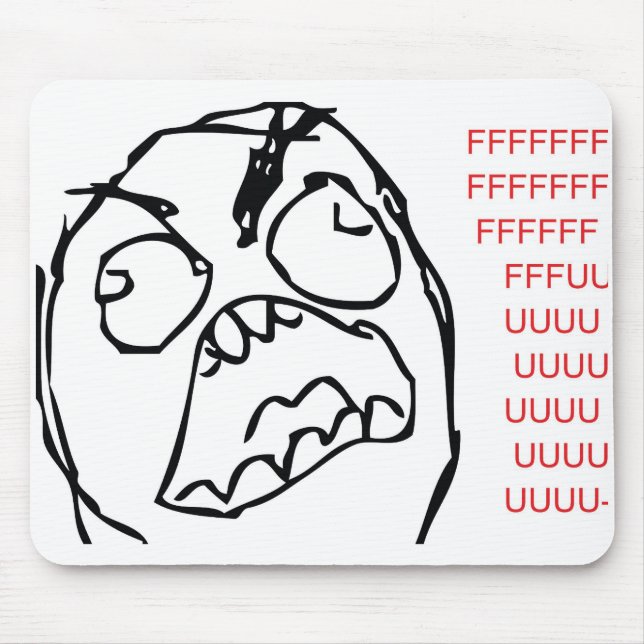 Mousepad Troll da raiva (Frente)