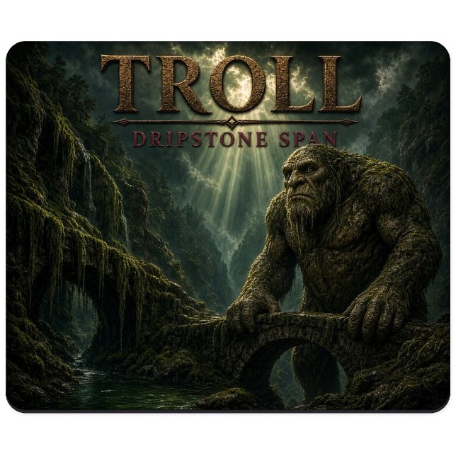 Mousepad Troll Dripstone Span Realismo Sombrio (Criador carregado)