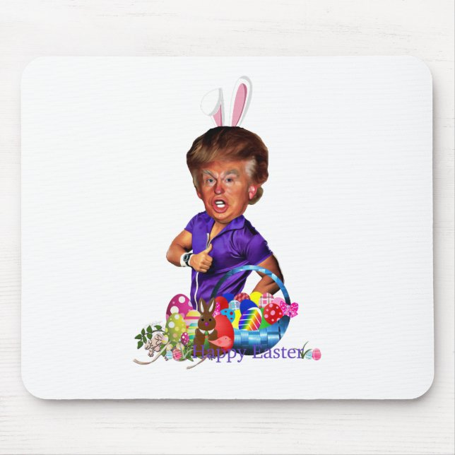 Mousepad tromba de coelho da Páscoa (Frente)
