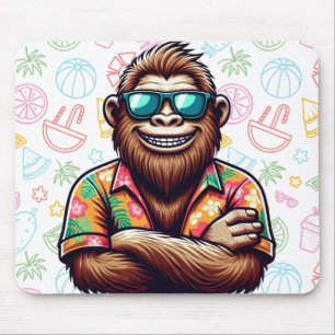 Mousepad Tropical/Beach yeti/bigfoot