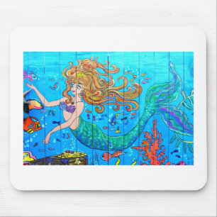 mousepad tropical da sereia