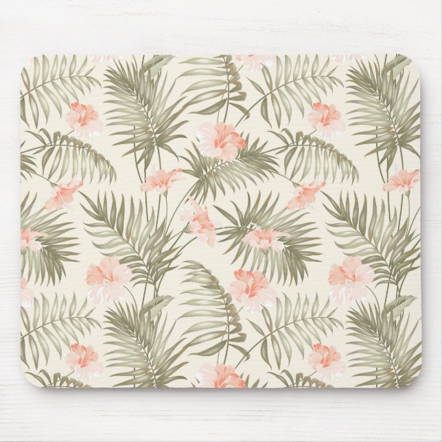 Mousepad Tropical de Hisbiscus Palm (Frente)