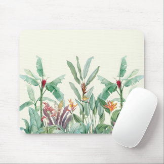 Mousepad Tropical Toalha de Rato de Aguarela Botânica