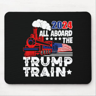 Mousepad Trump 2024 A Bordo Do Trem De Trump Nos Estados Un