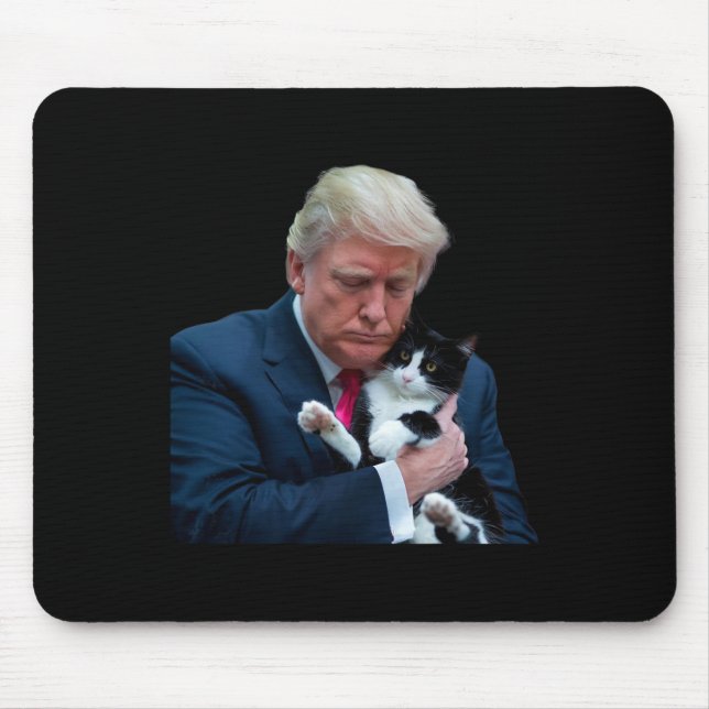 Mousepad Trump 2024 Cat Mega Funny Trump Cat (Frente)