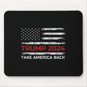 Mousepad Trump 2024 De Volta à América Eleição Bandeira Pat