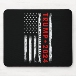 Mousepad Trump 2024 Devolva a América Bandeira Americana Pa