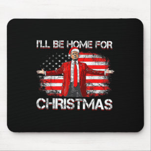Mousepad Trump 2024 Estará Em Casa Para O Natal Engraçado T