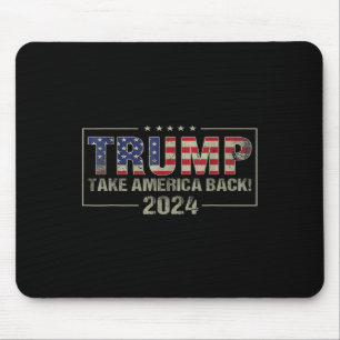 Mousepad Trump 2024 Men da América de volta