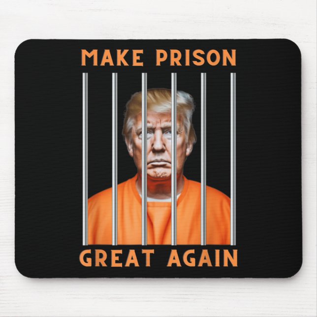 Mousepad Trump 2024 Na Prisão (Frente)