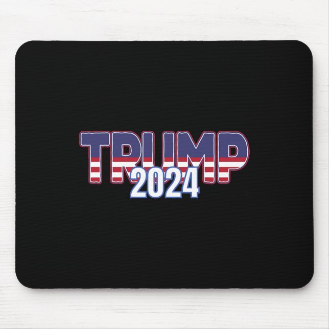 Mousepad Trump 2024 Para O Presidente Conservador Republica (Frente)