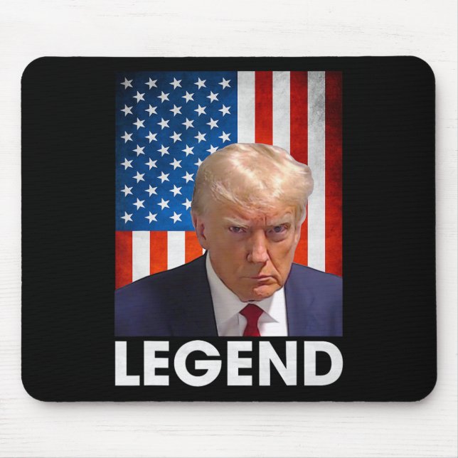Mousepad Trump 2024 Presidente Legend American Flag (Frente)