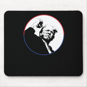 Mousepad Trump 2024 Trump Rally Trump Ear Donald Trump Pres