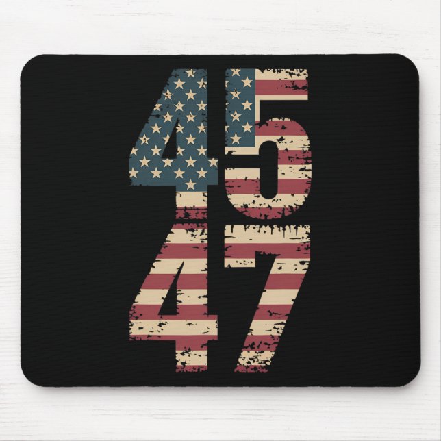 Mousepad Trump 2024 Vintage 45 47 (Frente)