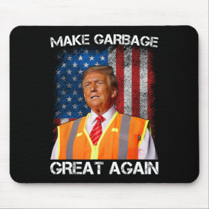 Mousepad Trump 2025 Faça o Lixo Grande Novamente Engraçado 