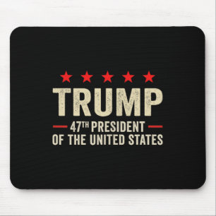 Mousepad Trump 2025 Flag (no Back) 47.º Presidente Trump In