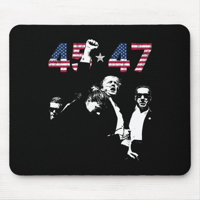 Mousepad Trump 45 47 Luta Contra A Inauguração Dia 202 (Frente)
