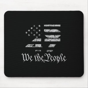 Mousepad Trump 45-47 Sinalizador Dos Eua 2024 Eleição Presi