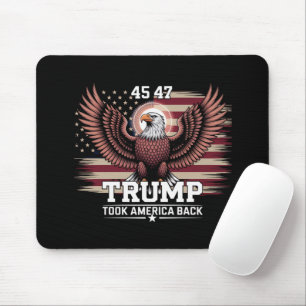 Mousepad Trump Bandeira do 45º 47º Presidente Águia América
