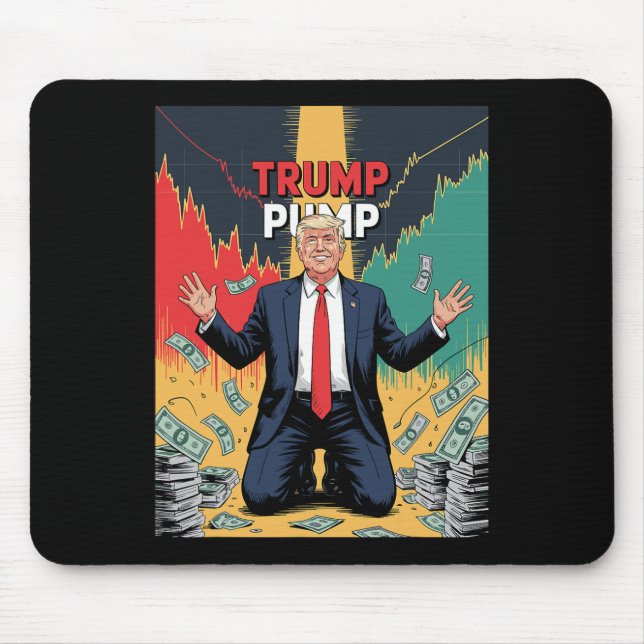 Mousepad Trump Bombeia Dinheiro  (Frente)