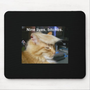 Mousepad Trump Cat Nine Vive Engraçado Trump 2024 Votação E