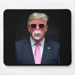 Mousepad Trump Chiclete Bola Rosa Presidente 47 EUA