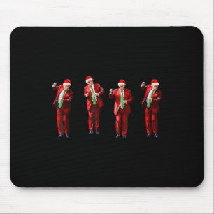 Mousepad Trump Dança Papai Noel Natal Xmas Pijamas Hol