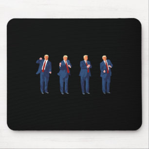 Mousepad Trump Dance Funny Pro Trump 2024 Vote Trump Presid