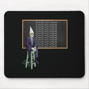 Mousepad Trump De Chapéu De Burro 'Eu Não Vou Colaborar' Tr