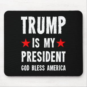 Mousepad Trump É Meu Presidente Deus Abençoe a América
