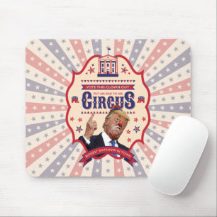 Mousepad Trump É Um Palhaço - Poster De Circo Vintage
