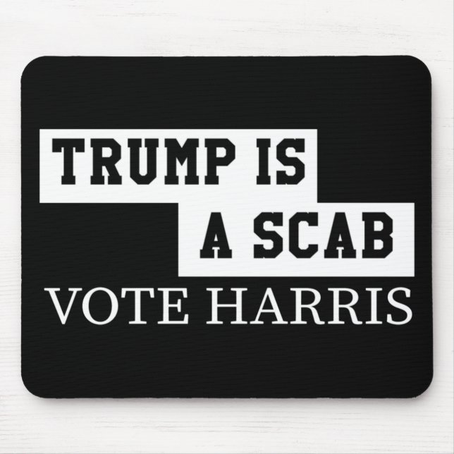 Mousepad Trump É Um Voto De Cabra Harris (Frente)