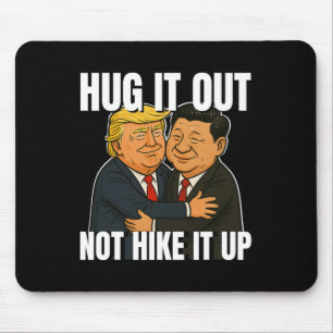 Mousepad Trump Engraçado Da Guerra Tarifária Hugging Xi Jin