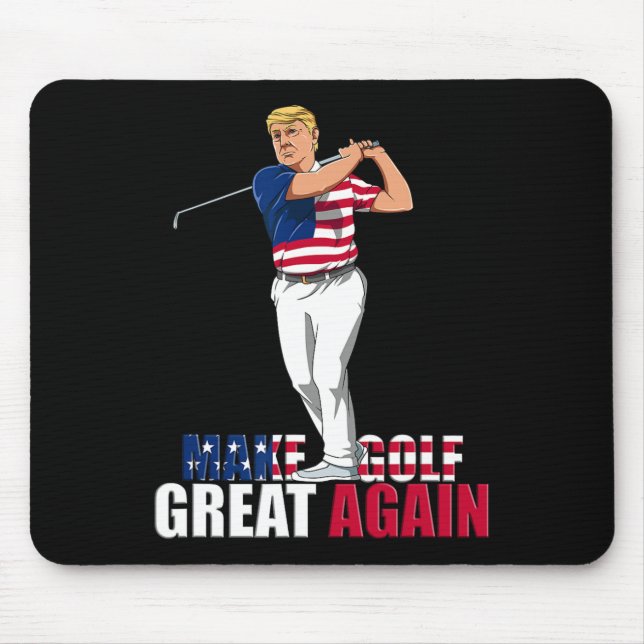 Mousepad Trump - Engraçado Presente de Golfe (Frente)
