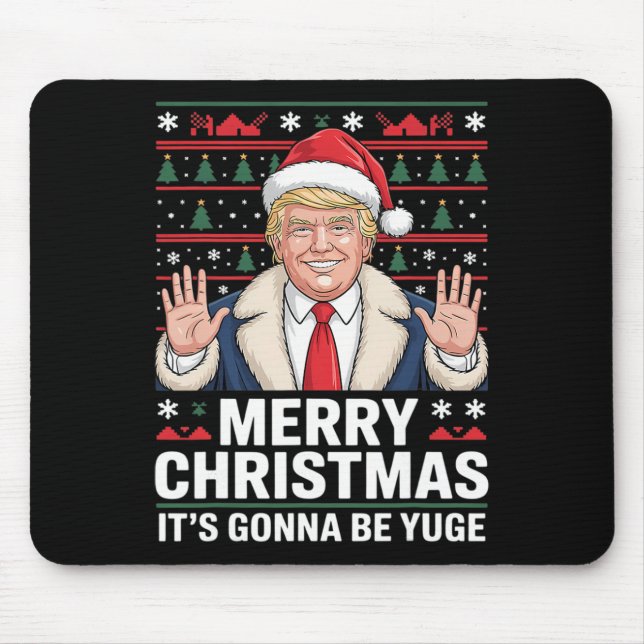 Mousepad Trump Feliz Natal Vai Ser Enorme Natal Feio (Frente)
