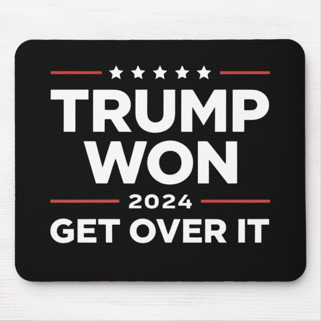Mousepad Trump Ganhou Supere Isso 2024 (Frente)