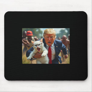 Mousepad Trump Holding Cat Vote Trump Pets Para Trump Vote