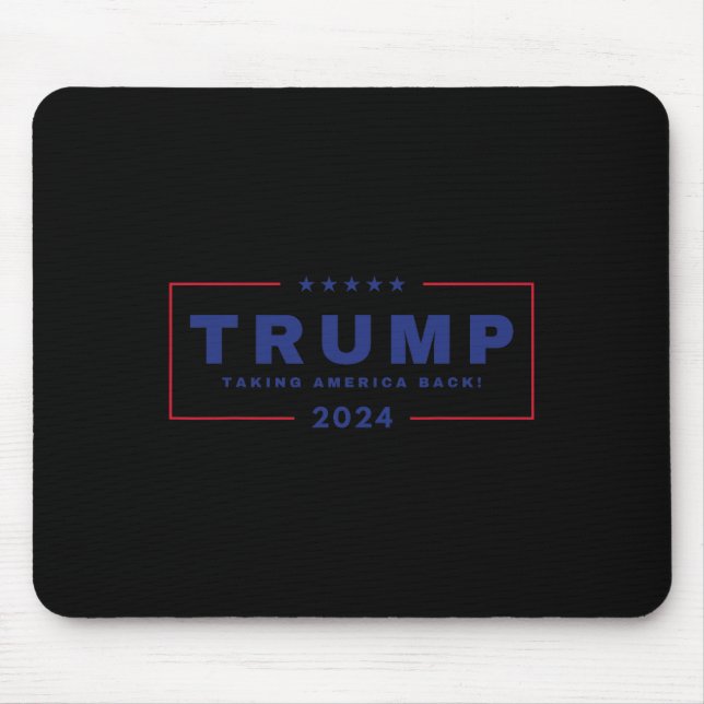 Mousepad Trump Levando A América De Volta Em 4 De Julho De  (Frente)