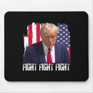 Mousepad Trump Luta Luta Luta Bandeira Americana Donald Tru
