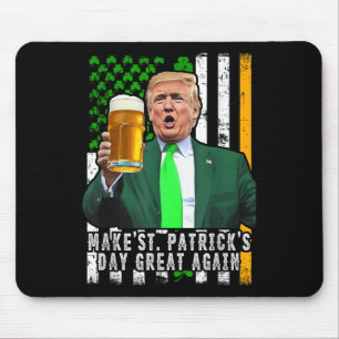 Mousepad Trump Make Dia de São Patrício Excelente Novamente
