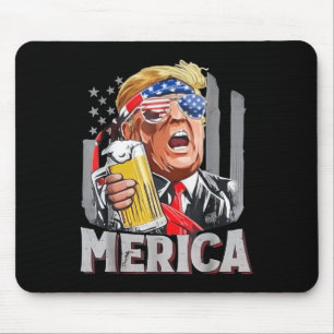 Mousepad Trump Merica Torna O Excelente De 4 De Julho Novam