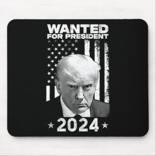 Mousepad Trump Mug Shot Desejado Para Os Eua. Presidente 20