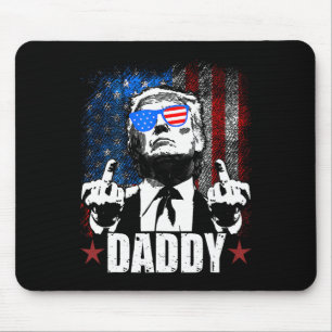 Mousepad Trump Pai 2025 Oficial Trump Pai Engraçado 3