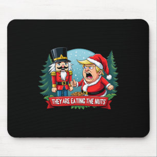 Mousepad Trump Papai Noel Com Noz Que Estão Comendo