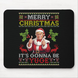 Mousepad Trump Papai Noel Feliz Dia de Natal Vai Ser