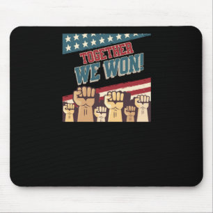 Mousepad Trump Patriótico Nós Ganhamos Homens Mulheres Adol