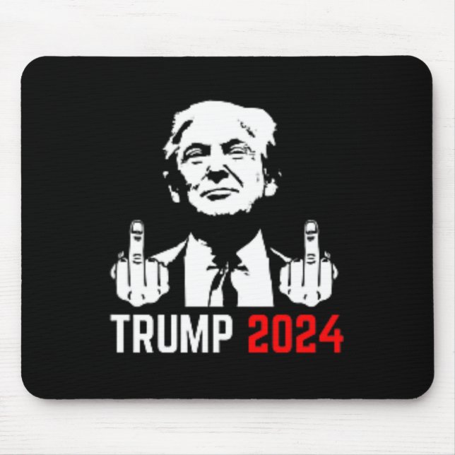Mousepad Trump Prende Os Dedos De 2024 América Usa Flagaind (Frente)